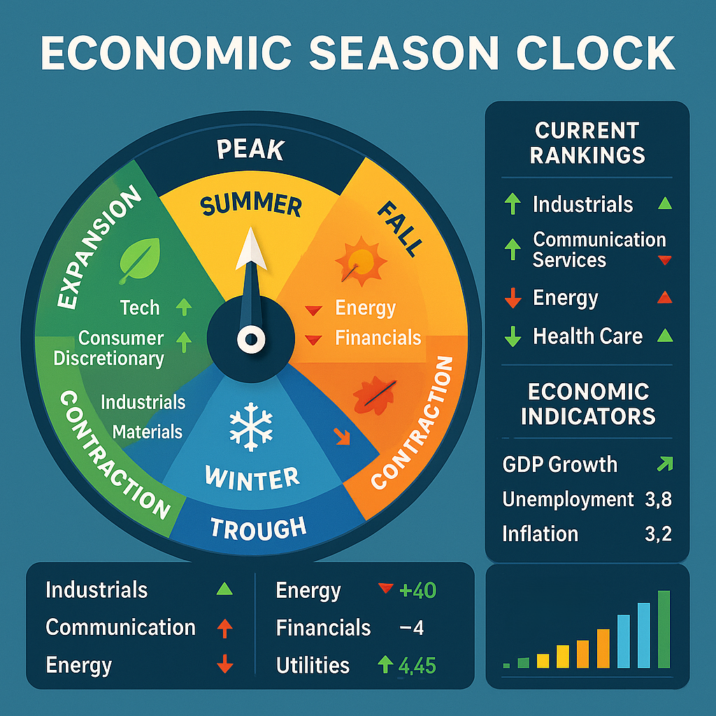 The Sector Rotation Clock - Timing Your Way Through Economic Seasons